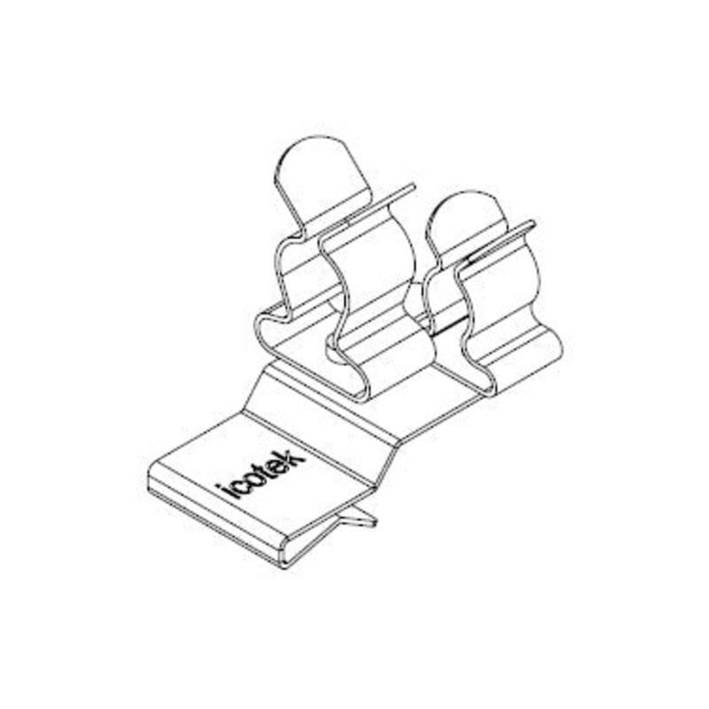 Icotek PFK2-A|SKL 43: Pluggable EMC Double Shield Clamp – 36780.43