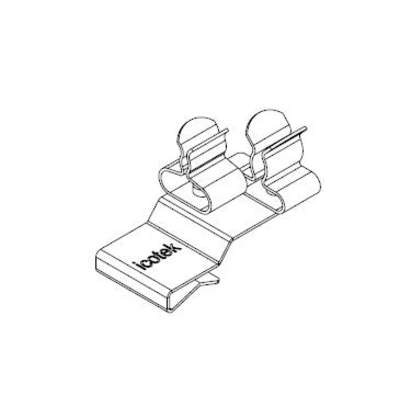 Icotek PFK2-B|SKL 12: Pluggable EMC Double Shield Clamp – 36784.12