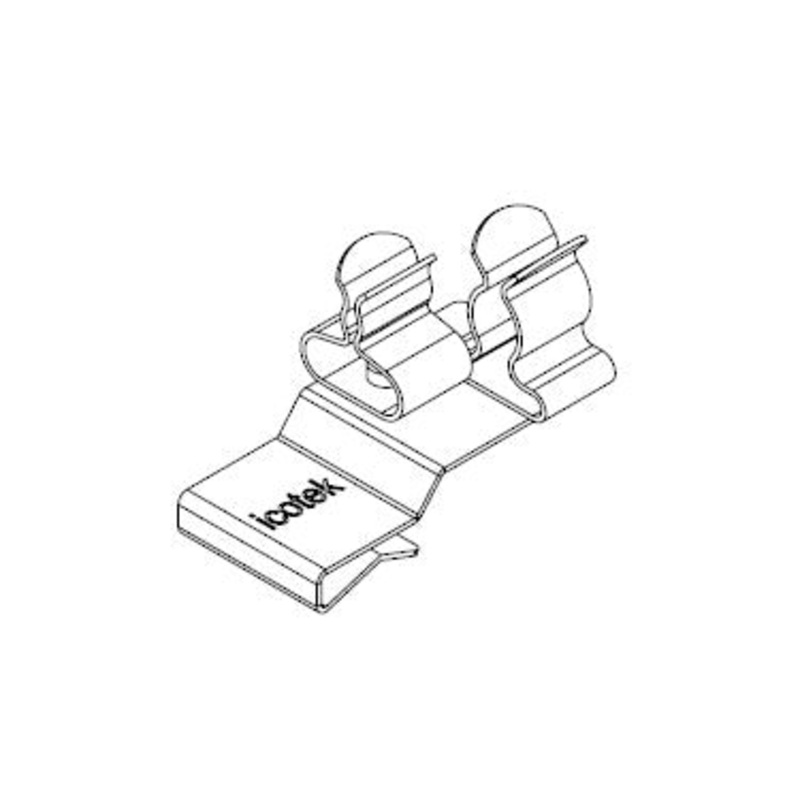Icotek PFK2-B|SKL 13: Pluggable EMC Double Shield Clamp – 36784.13