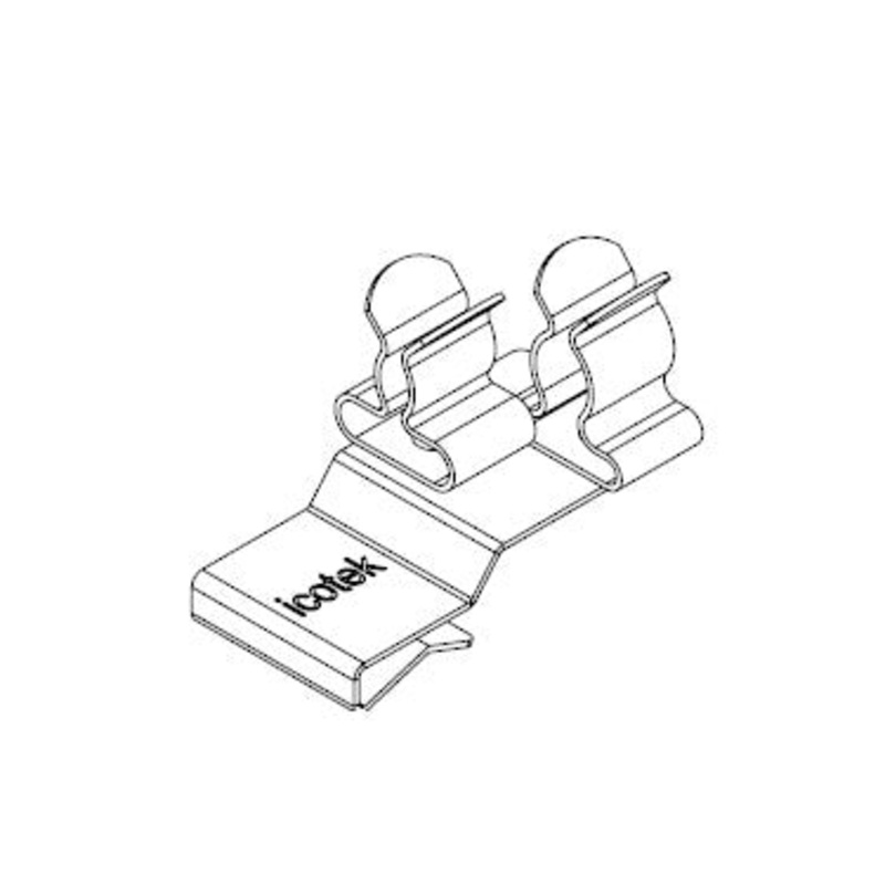 Icotek PFK2-B|SKL 23: Pluggable EMC Double Shield Clamp – 36784.23