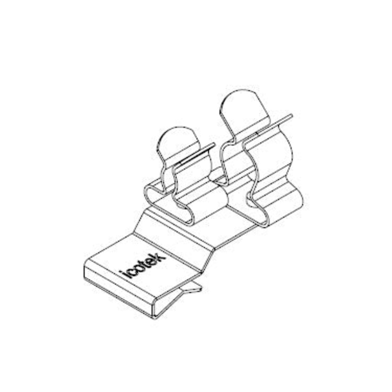 Icotek PFK2-B|SKL 24: Pluggable EMC Double Shield Clamp – 36784.24