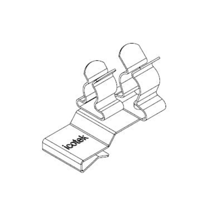 Icotek PFK2-B|SKL 34: Pluggable EMC Double Shield Clamp – 36784.34