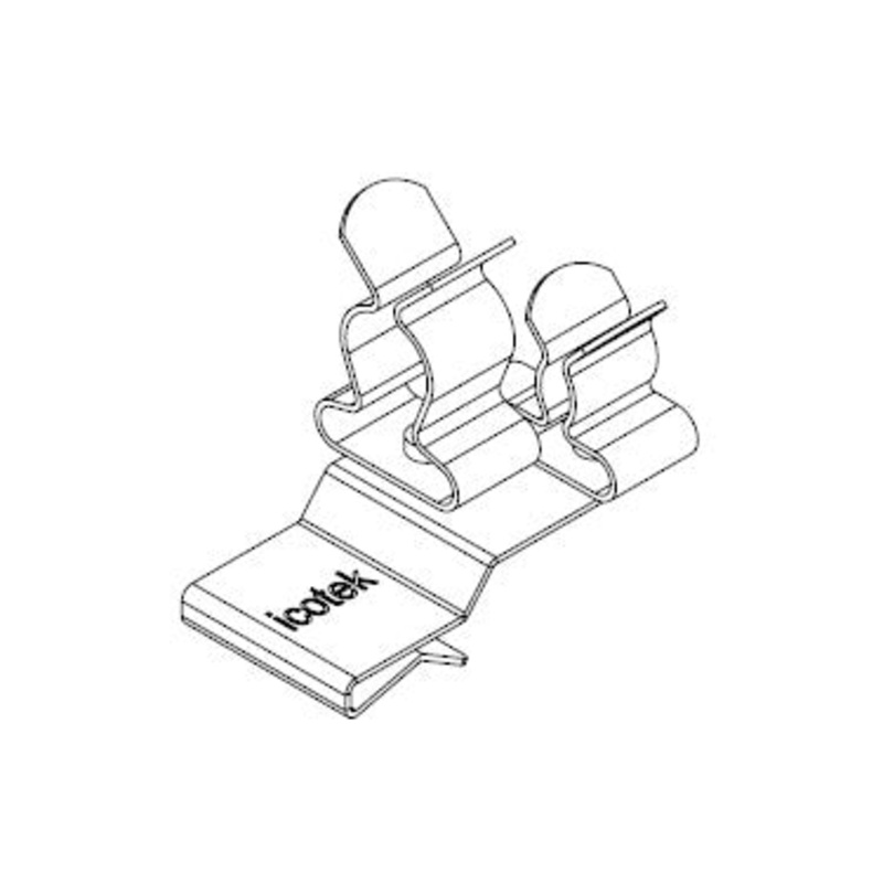 Icotek PFK2-B|SKL 42: Pluggable EMC Double Shield Clamp – 36784.42