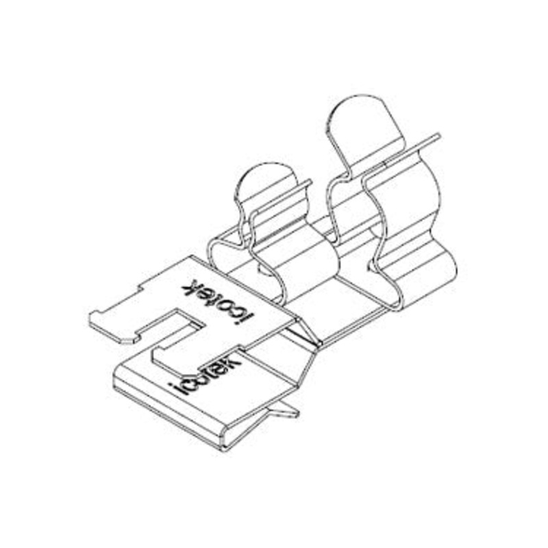 Icotek PFKZ2-A|SKL 14: Pluggable EMC Double Shield Clamp – 36781.14
