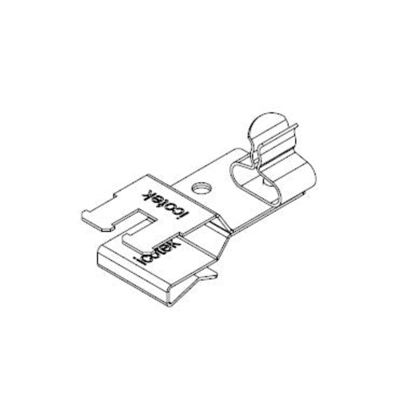 Icotek PFKZ2-B|SKL 01: Pluggable EMC Double Shield Clamp – 36785.01