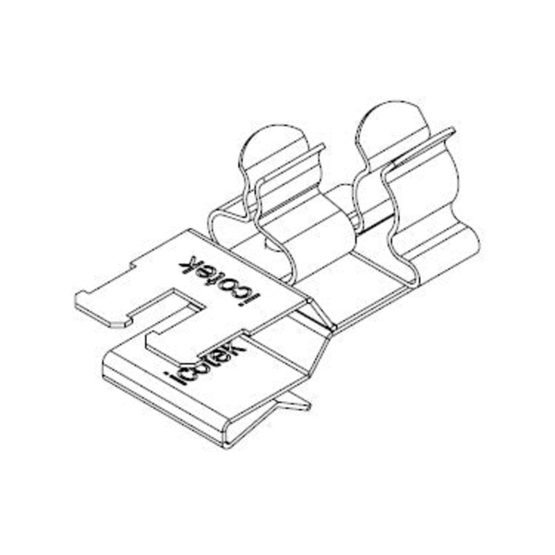 Icotek PFKZ2-B|SKL 13: Pluggable EMC Double Shield Clamp – 36785.13