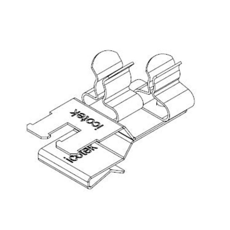 Icotek PFKZ2-B|SKL 21: Pluggable EMC Double Shield Clamp – 36785.21