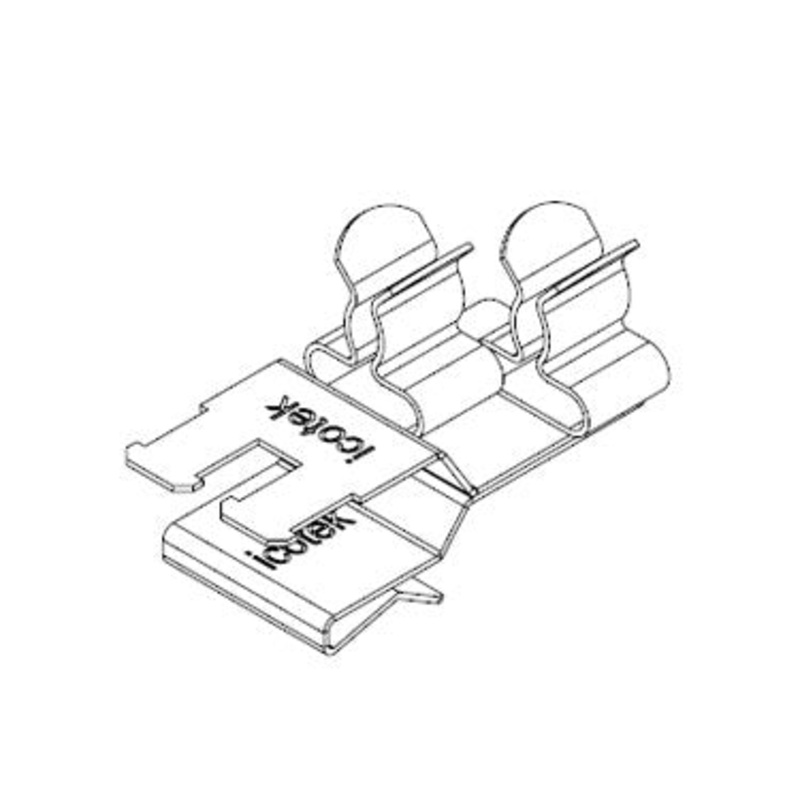 Icotek PFKZ2-B|SKL 22: Pluggable EMC Double Shield Clamp – 36785.22