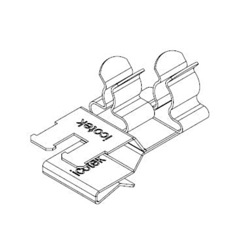 Icotek PFKZ2-B|SKL 23: Pluggable EMC Double Shield Clamp – 36785.23