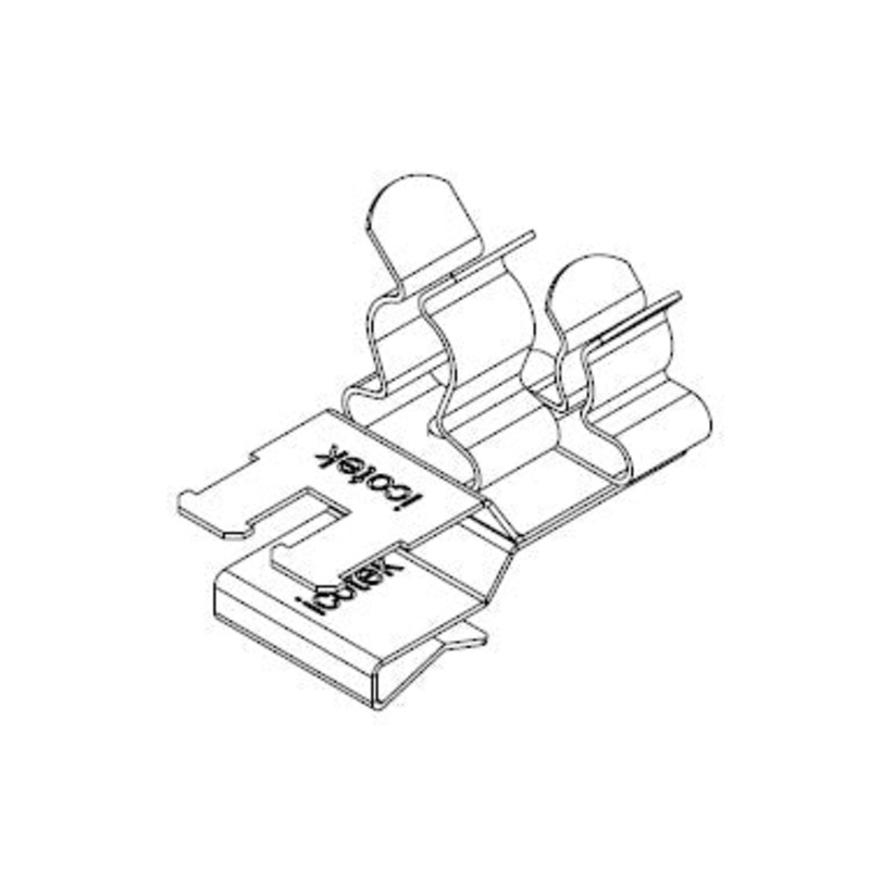 Icotek PFKZ2-B|SKL 42: Pluggable EMC Double Shield Clamp – 36785.42