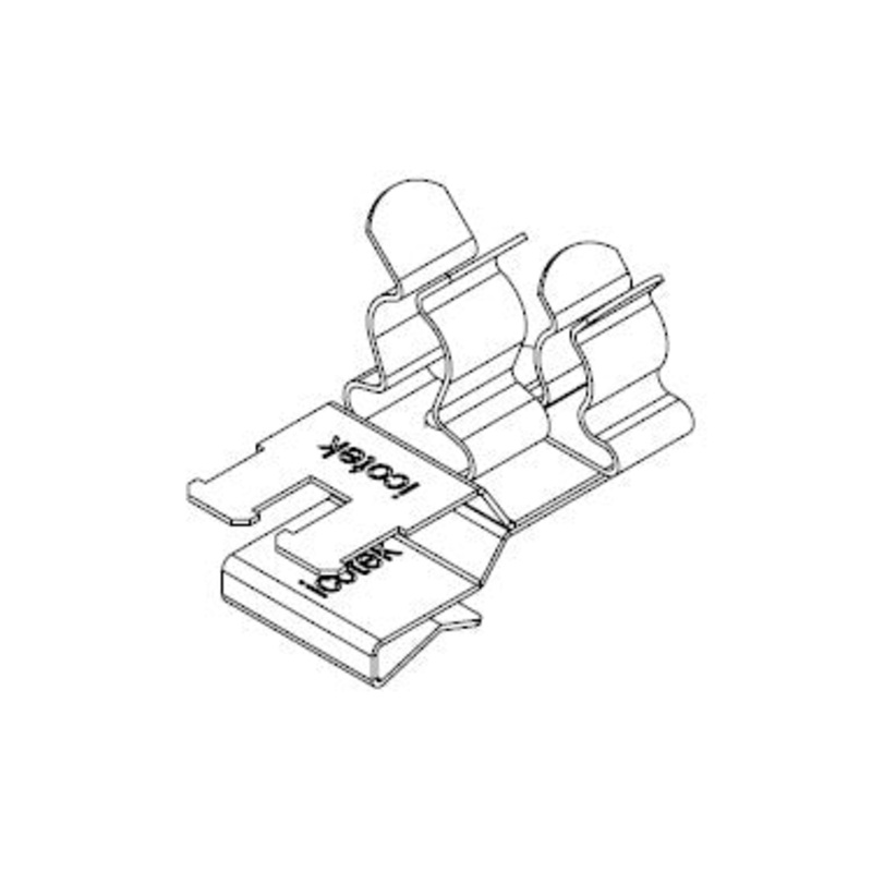 Icotek PFKZ2-B|SKL 43: Pluggable EMC Double Shield Clamp – 36785.43