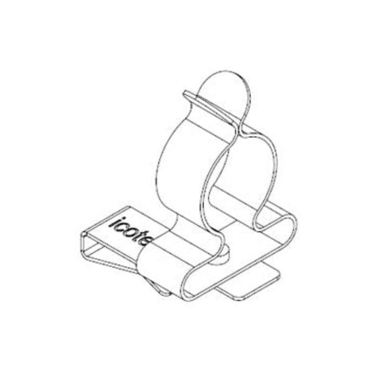 Icotek PFS|SKL 126: EMC Shield Clamp for Bus Bar – 36786.5