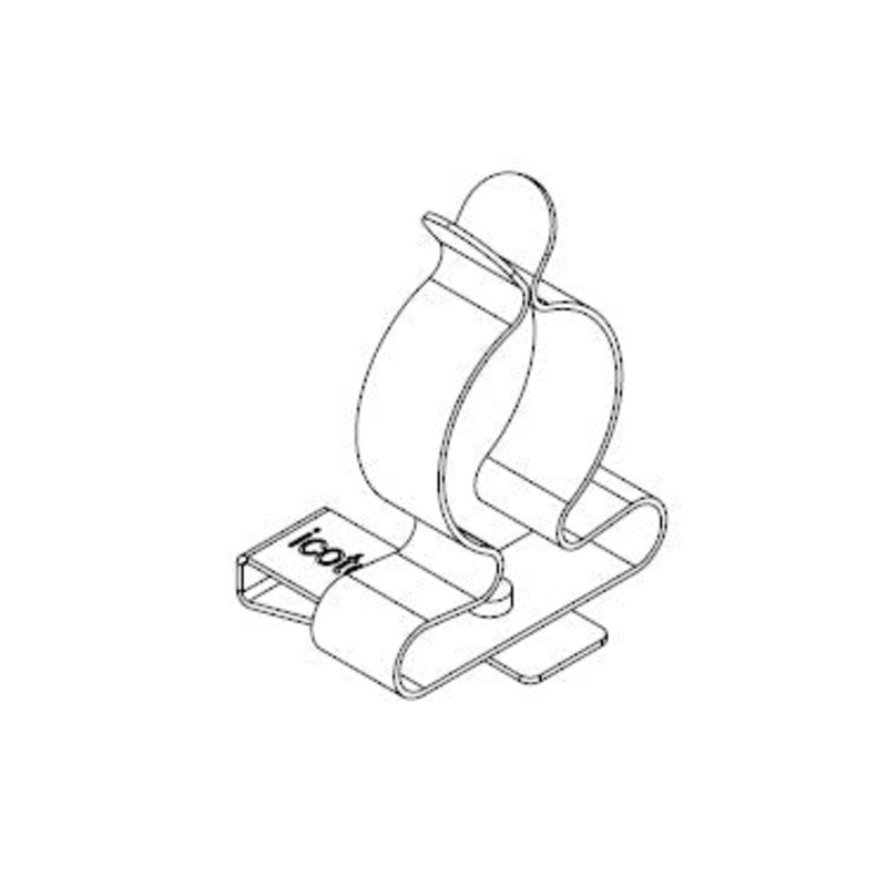 Icotek PFS|SKL 17-22: EMC Shield Clamp for Bus Bar – 36786.6