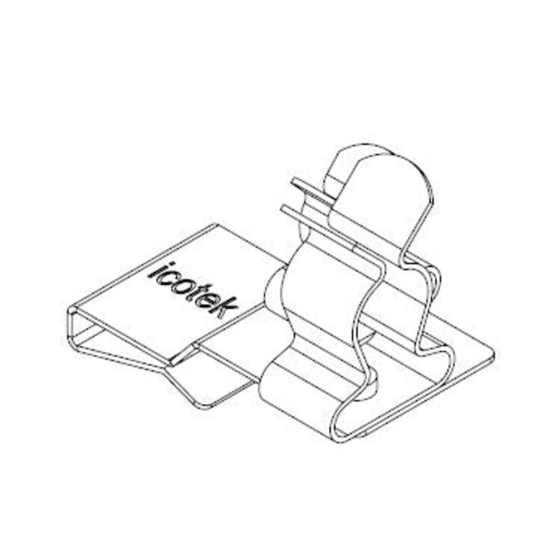 Icotek PFS2|SKL 24: EMC Double Shield Clamp for Bus Bar – 36788.24