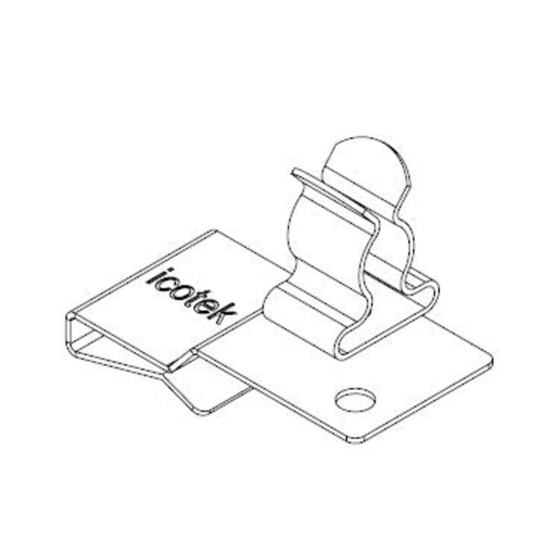Icotek PFS2|SKL 30: EMC Double Shield Clamp for Bus Bar – 36788.30