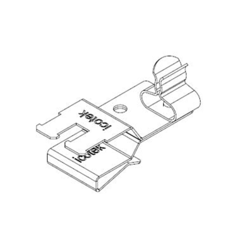 Icotek PFSZ2|SKL 01: EMC Double Shield Clamp for Bus Bar – 36789.01
