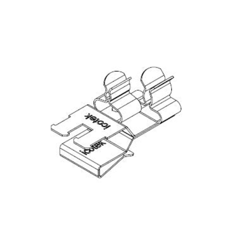 Icotek PFSZ2|SKL 12: EMC Double Shield Clamp for Bus Bar – 36789.12