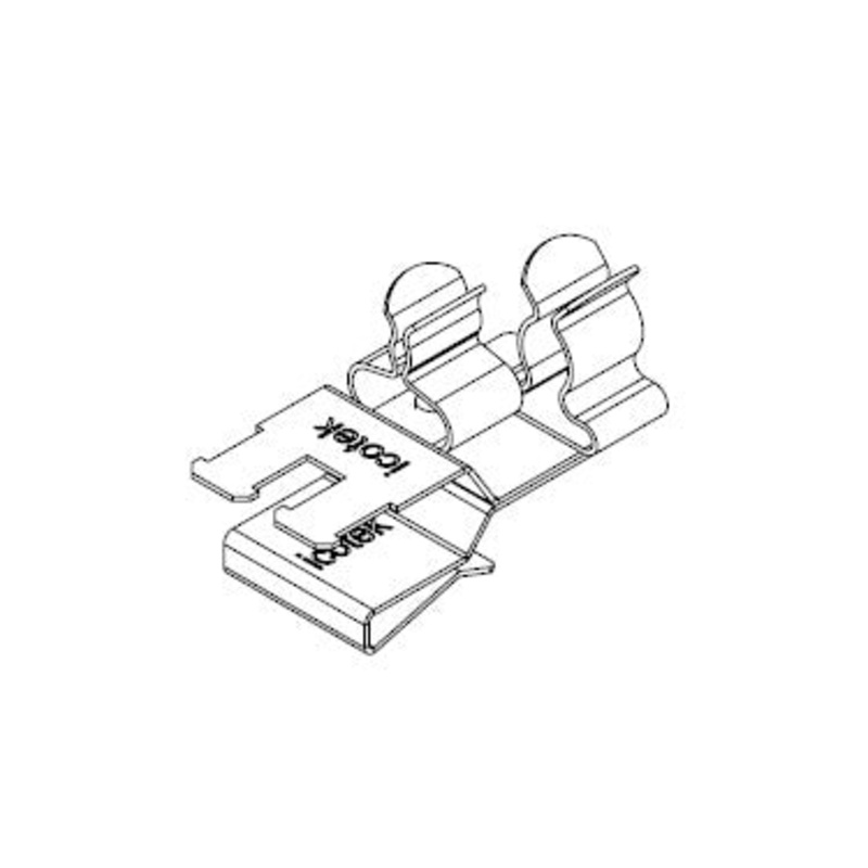Icotek PFSZ2|SKL 13: EMC Double Shield Clamp for Bus Bar – 36789.13