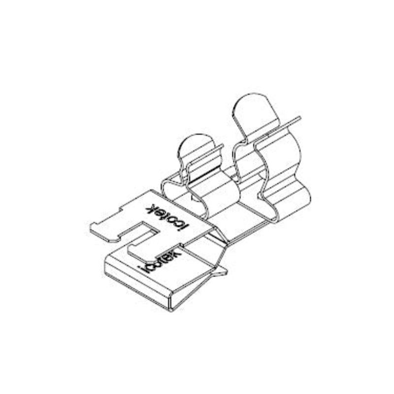 Icotek PFSZ2|SKL 14: EMC Double Shield Clamp for Bus Bar – 36789.14