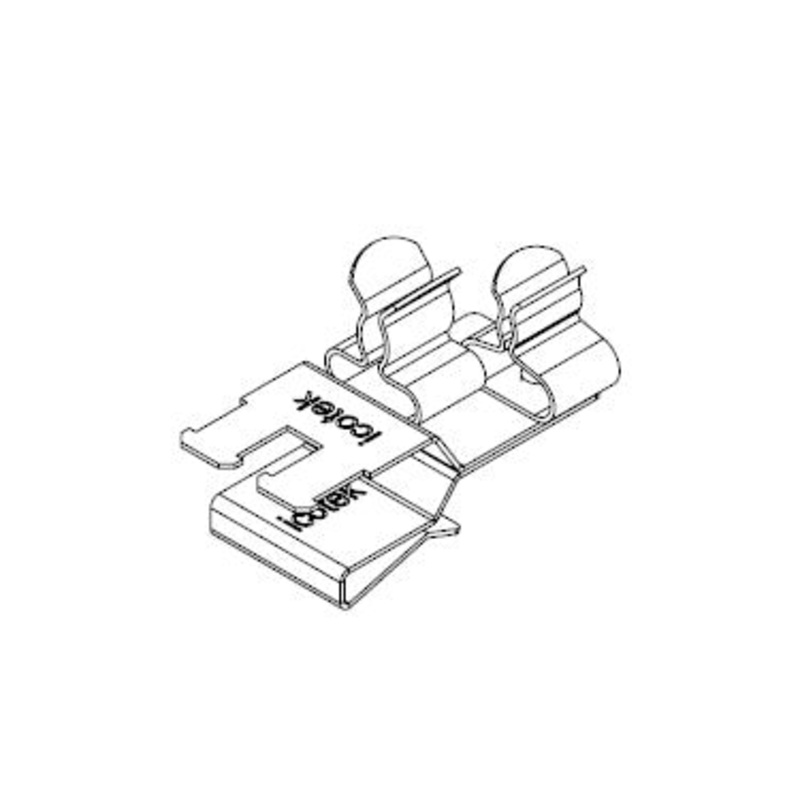Icotek PFSZ2|SKL 21: EMC Double Shield Clamp for Bus Bar – 36789.21