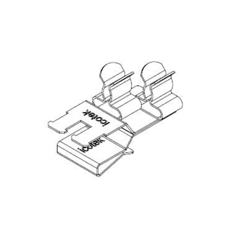 Icotek PFSZ2|SKL 22: EMC Double Shield Clamp for Bus Bar – 36789.22