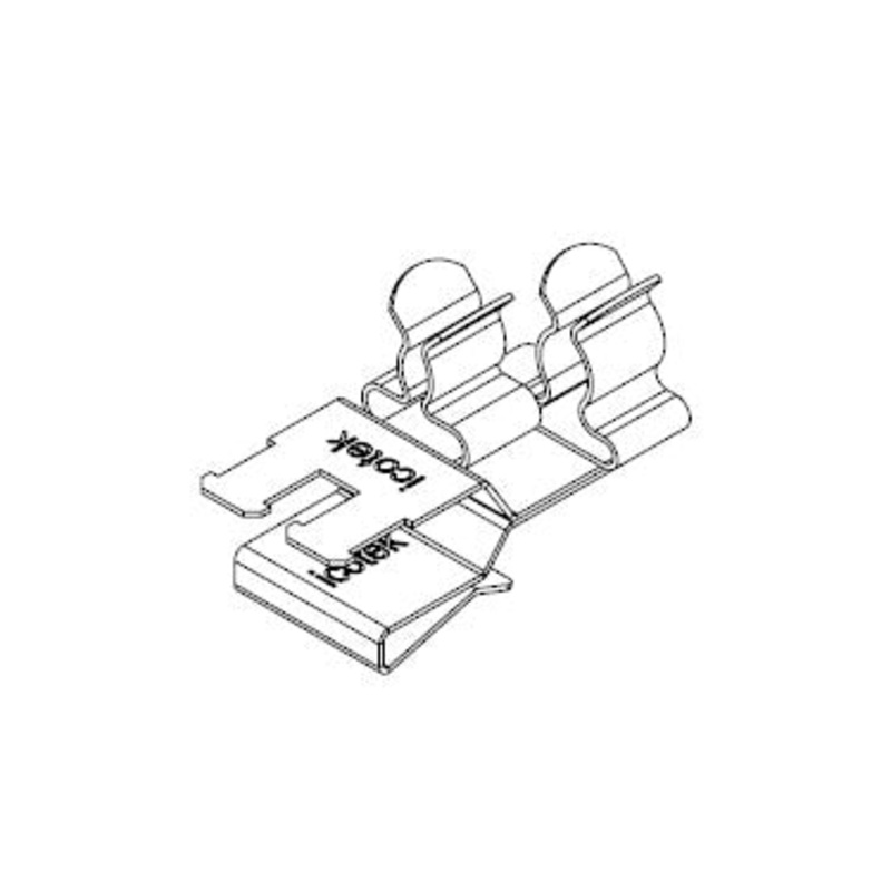 Icotek PFSZ2|SKL 23: EMC Double Shield Clamp for Bus Bar – 36789.23
