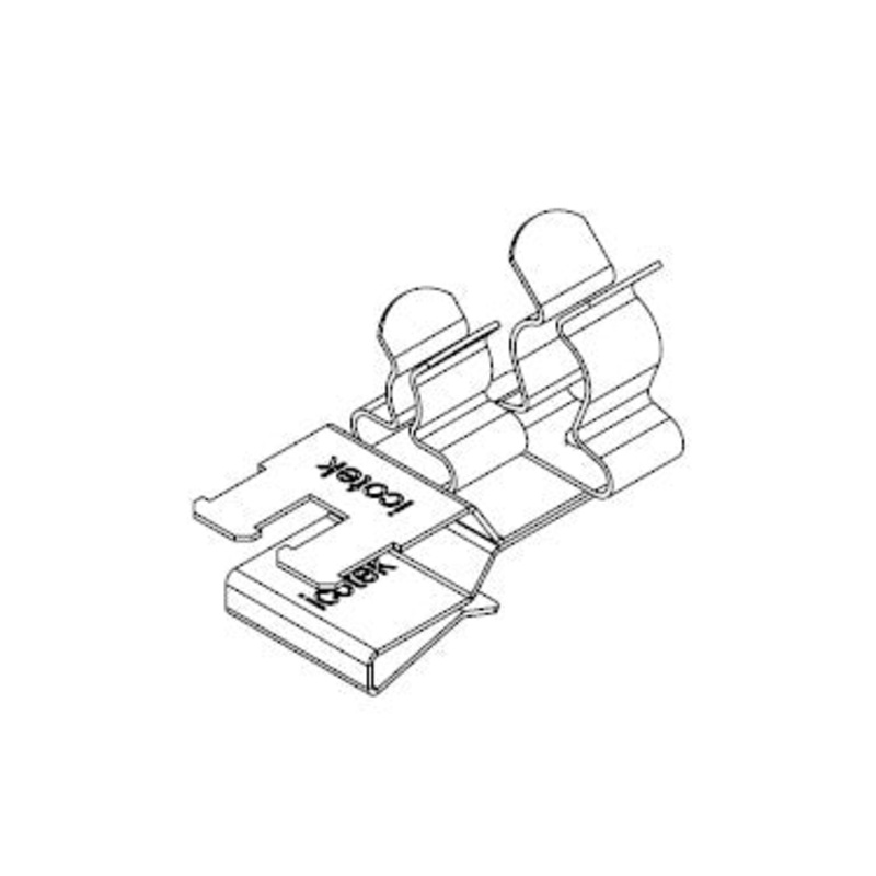Icotek PFSZ2|SKL 24: EMC Double Shield Clamp for Bus Bar – 36789.24