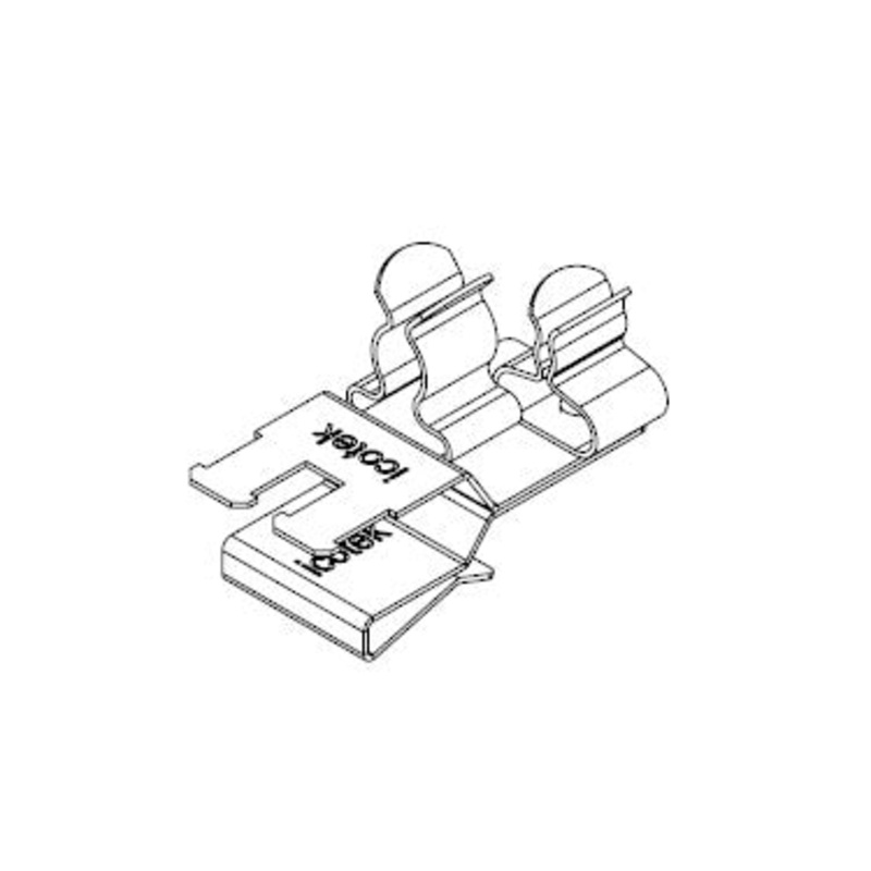 Icotek PFSZ2|SKL 31: EMC Double Shield Clamp for Bus Bar – 36789.31