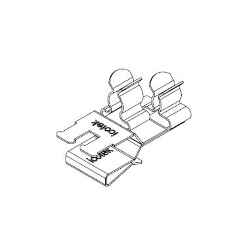 Icotek PFSZ2|SKL 32: EMC Double Shield Clamp for Bus Bar – 36789.32