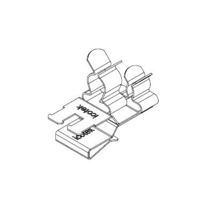 Icotek PFSZ2|SKL 42: EMC Double Shield Clamp for Bus Bar – 36789.42
