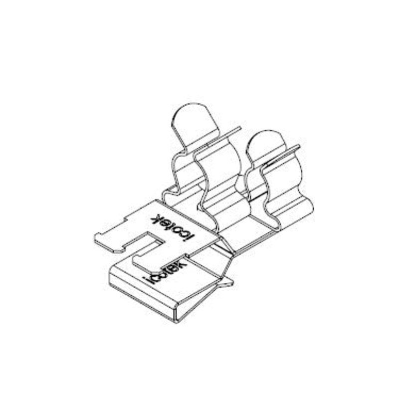 Icotek PFSZ2|SKL 43: EMC Double Shield Clamp for Bus Bar – 36789.43