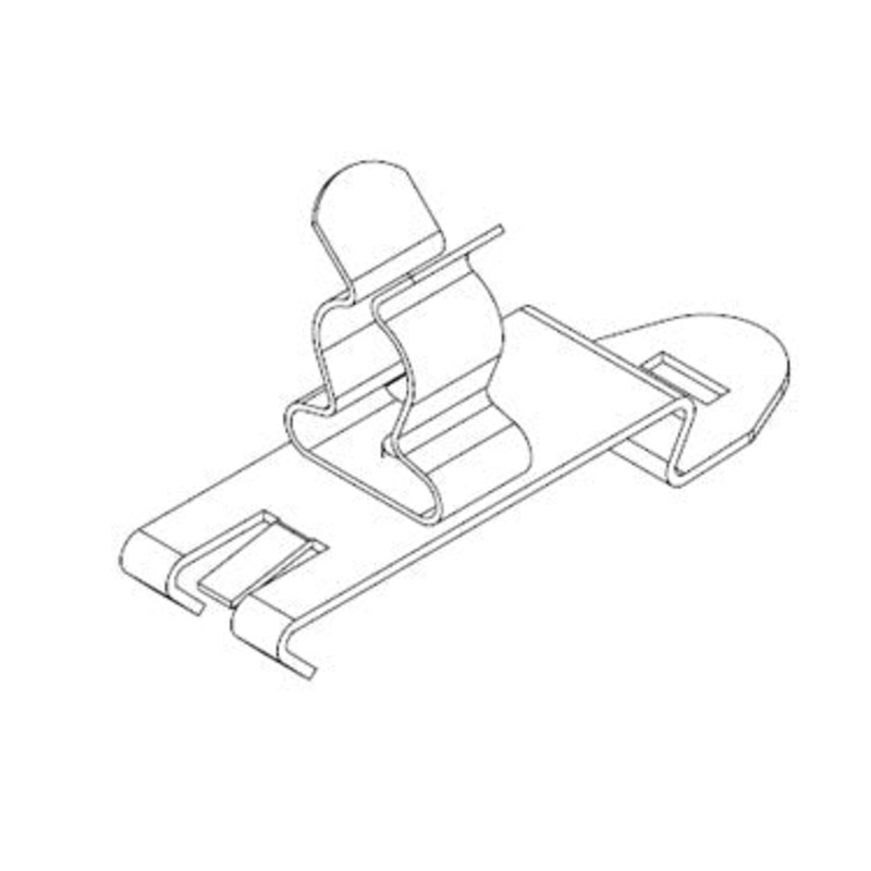 Icotek SF|SKL 81: EMC Shield Clamp for 35 mm DIN Rail – 36246