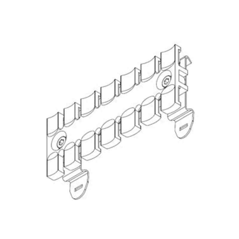 Icotek SF-ZL 103: Strain Relief Plate for 35mm DIN Rail – 32355