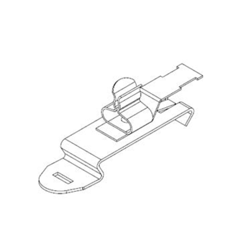 Icotek SFZ|SKL 1.5-3: EMC Shield Clamp for 35mm DIN Rail – 36850