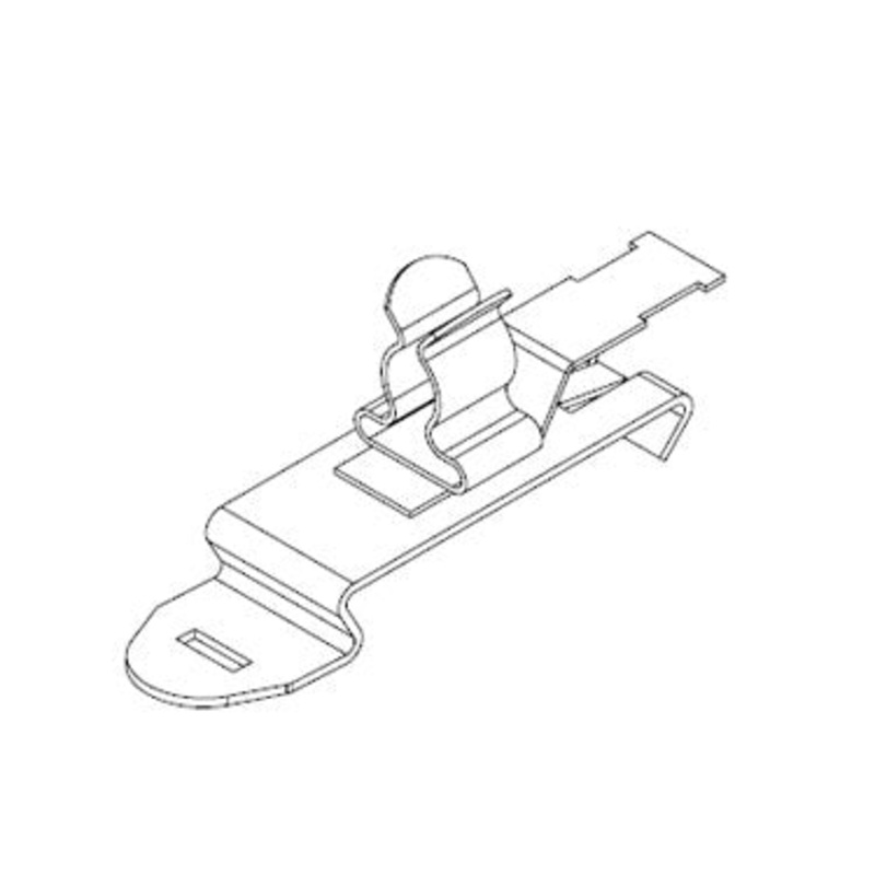 Icotek SFZ|SKL 6-8: EMC Shield Clamp for 35mm DIN Rail – 36860