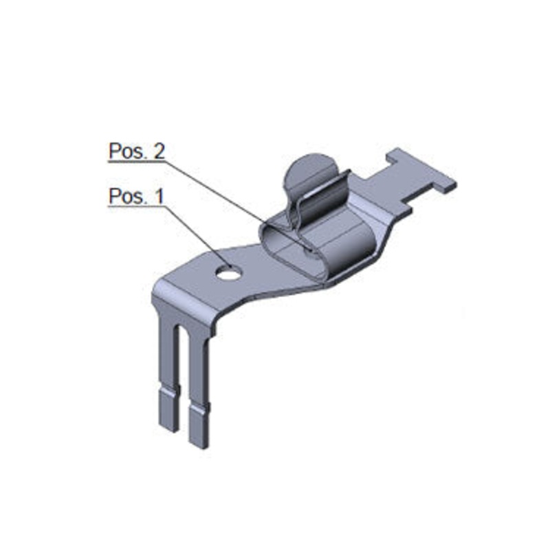 Icotek STFZ2|01: EMC Double Terminal Clamp for Peripheral Modules – 37505.01