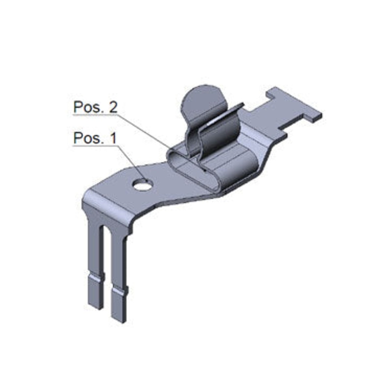 Icotek STFZ2|02: EMC Double Terminal Clamp for Peripheral Modules – 37505.02