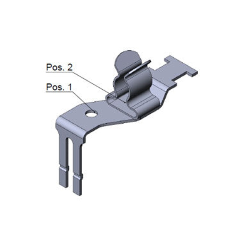 Icotek STFZ2|03: EMC Double Terminal Clamp for Peripheral Modules – 37505.03