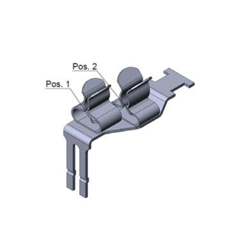 Icotek STFZ2|13: EMC Double Terminal Clamp for Peripheral Modules – 37505.13