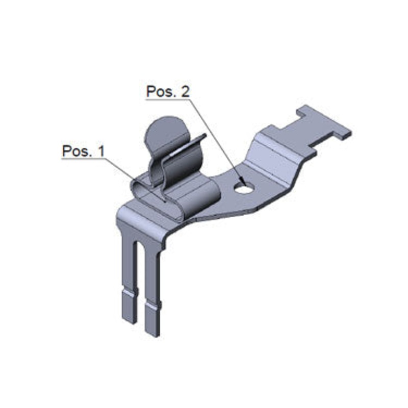 Icotek STFZ2|20: EMC Double Terminal Clamp for Peripheral Modules – 37505.20