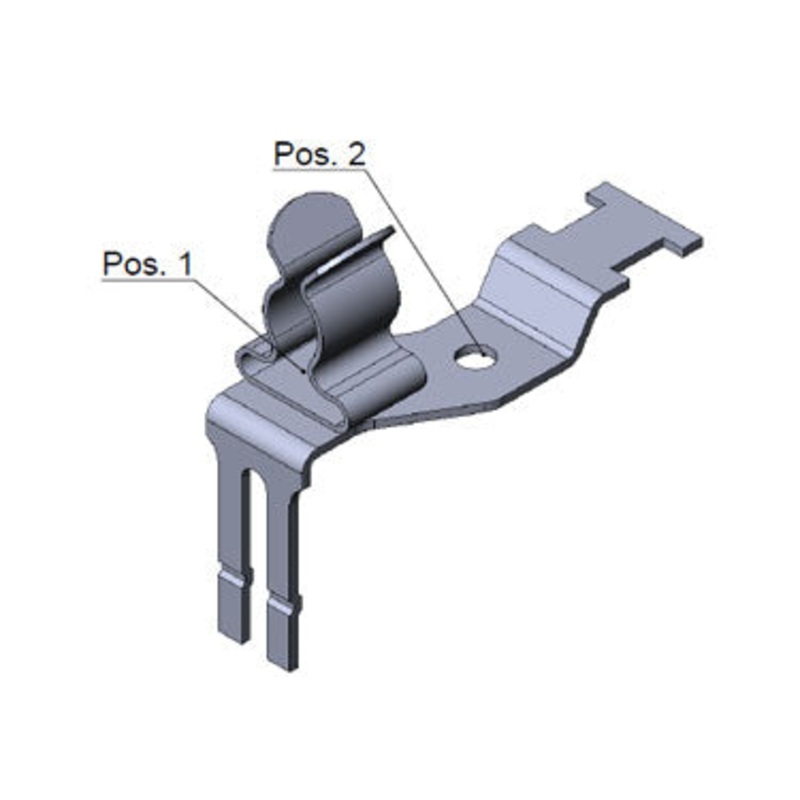 Icotek STFZ2|30: EMC Double Terminal Clamp for Peripheral Modules – 37505.30