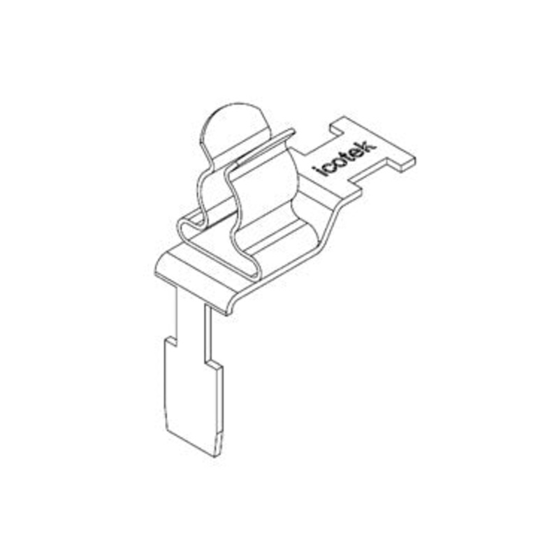 Icotek STFZ2-SP|01: EMC Double Terminal Clamp for Siemens SIMATIC ET 200SP – 37507.01