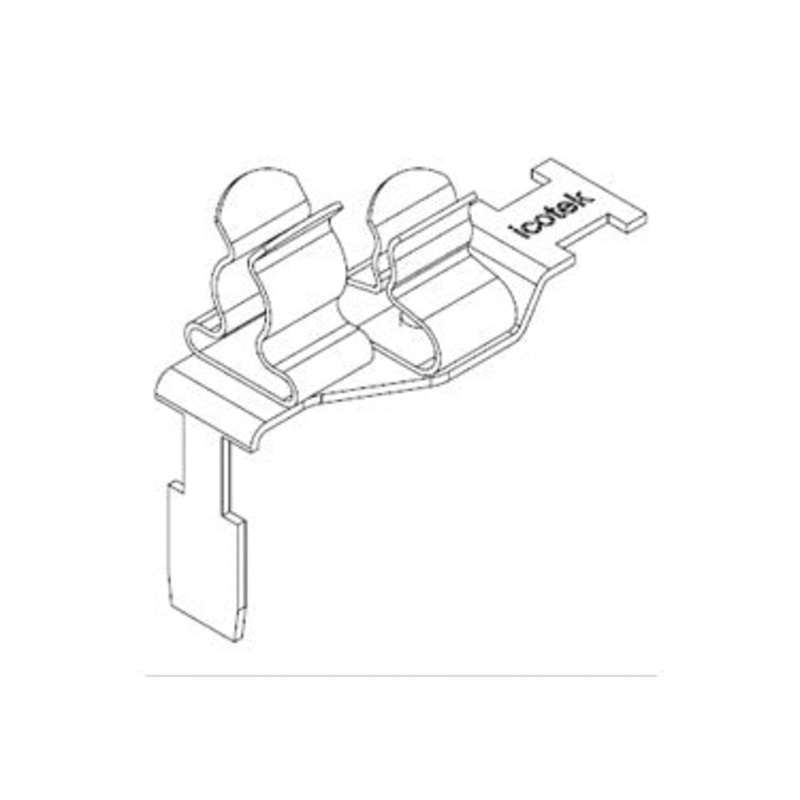 Icotek STFZ2-SP|32: EMC Double Terminal Clamp for Siemens SIMATIC ET 200SP – 37507.32