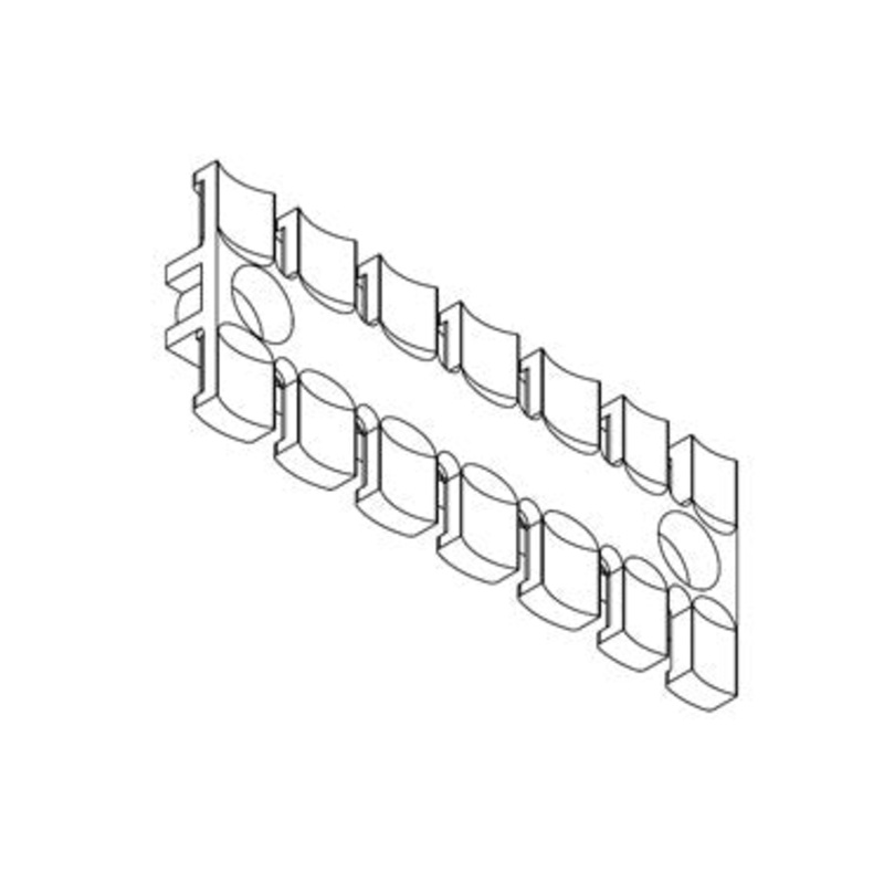 Icotek ZL 103 AB M6: Strain Relief Plate with Aluminum Bushings – 32294
