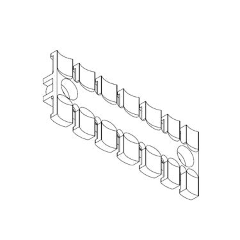 Icotek ZL 103 MS M5: Strain Relief Plate with Brass Bushings – 32364