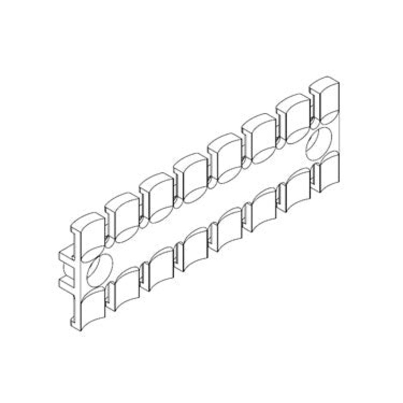 Icotek ZL 121 MS M5: Strain Relief Plate with Brass Bushings – 32365
