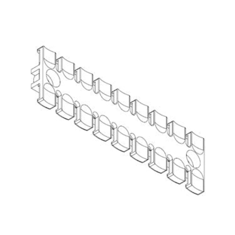 Icotek ZL 140 MS M5: Strain Relief Plate with Brass Bushings – 32366