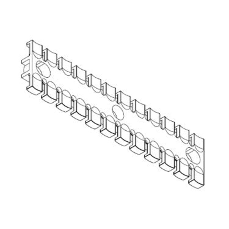 Icotek ZL 180 AB M4: Strain Relief Plate with Aluminum Bushings – 32276