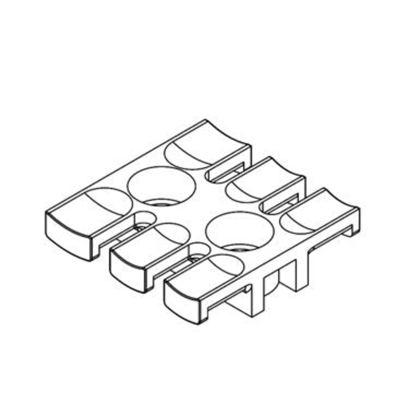 Icotek ZL 39: Strain Relief Plate for Screw Assembly – 32222
