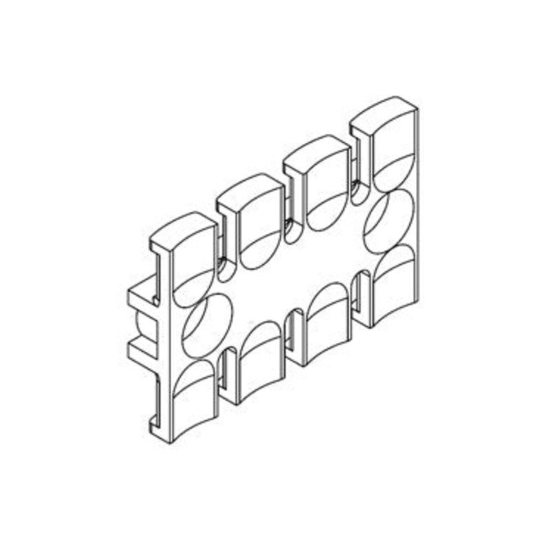 Icotek ZL 60 AB M6: Strain Relief Plate with Aluminum Bushings – 32291